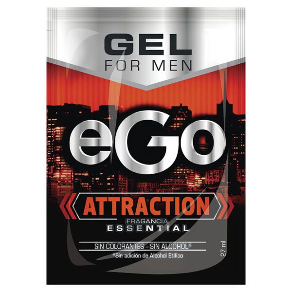 Gel Ego For Men Attraction 27 Ml 15 Sobres - Imagen 2