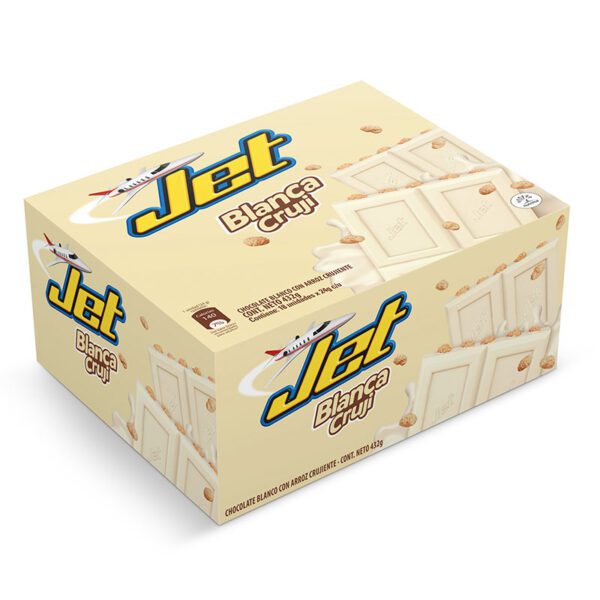 Chocolatina Jet Blanca 18 Unidades 120024