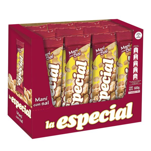 Maní Salado La Especial 50 Gr 12 Unidades