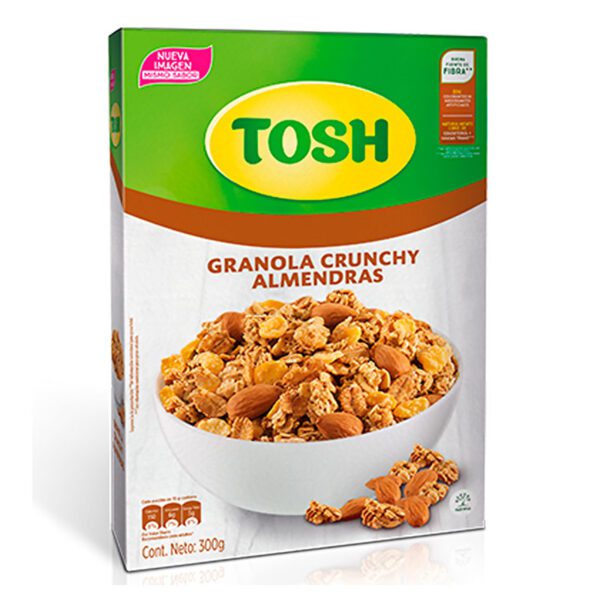 Cereal Granola Tosh Almendras 300 Gr