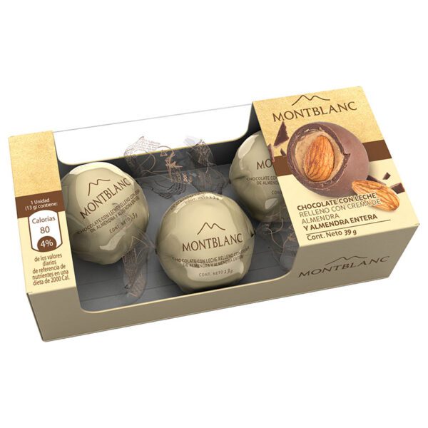 Bombones Montblanc Almendras 3 Unidades - Imagen 2