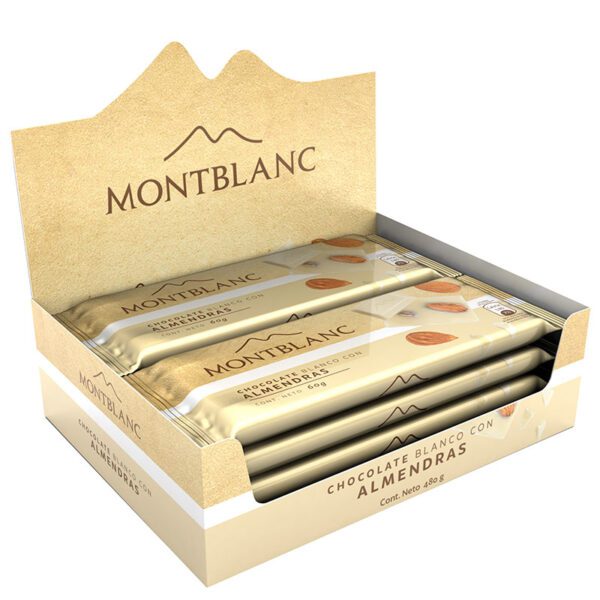 Chocolatina Jet Mont Blanc 12 Unidades 1280