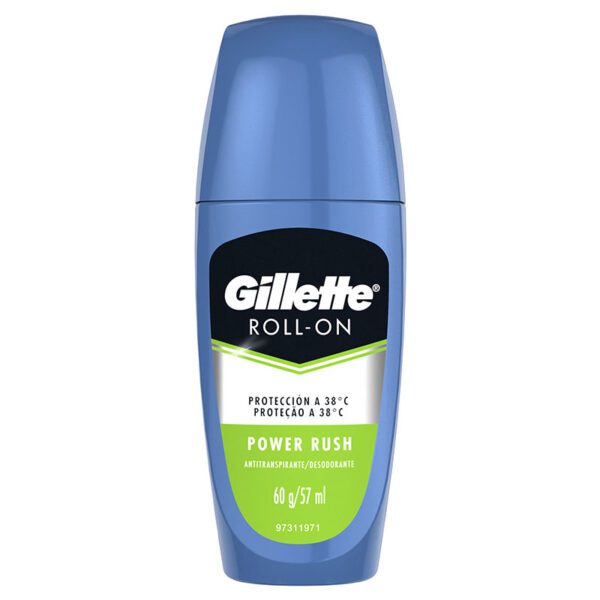 Desodorante Gillette Rollon Power Rush 60 Gr H - Imagen 2