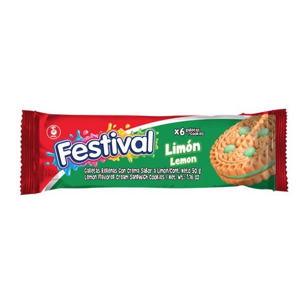 Galleta Festival Limón 12 Paquete X6 Galletas - Imagen 2