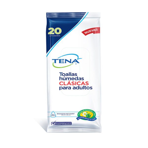 Toallas Húmedas Tena Clásicas 20 Unidades - Imagen 2