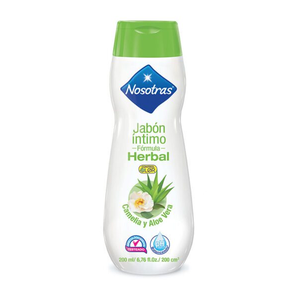 Jabón Íntimo Nosotras Herbal 200 Ml - Imagen 2