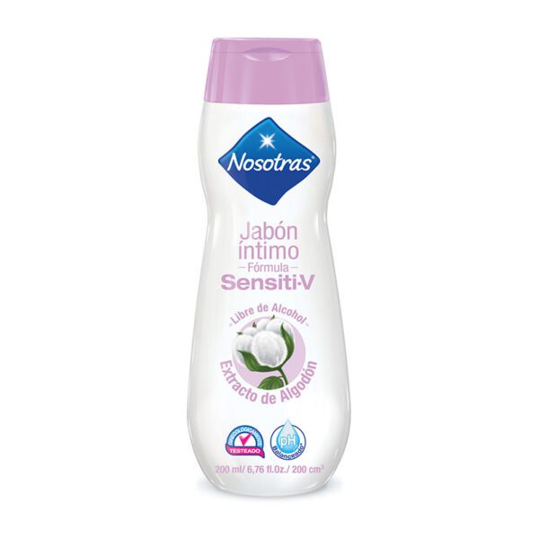 Jabón Íntimo Nosotras Sensiti-V 200 Ml