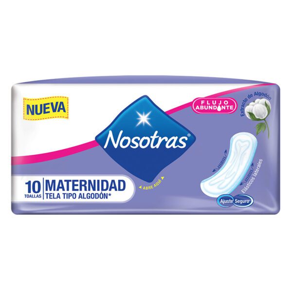 Toalla Nosotras Maternidad Tela 10 Unidades 4201 - Imagen 2