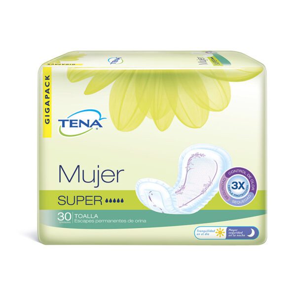 Toalla Tena Mujer Súper 30 Unidades - Imagen 2