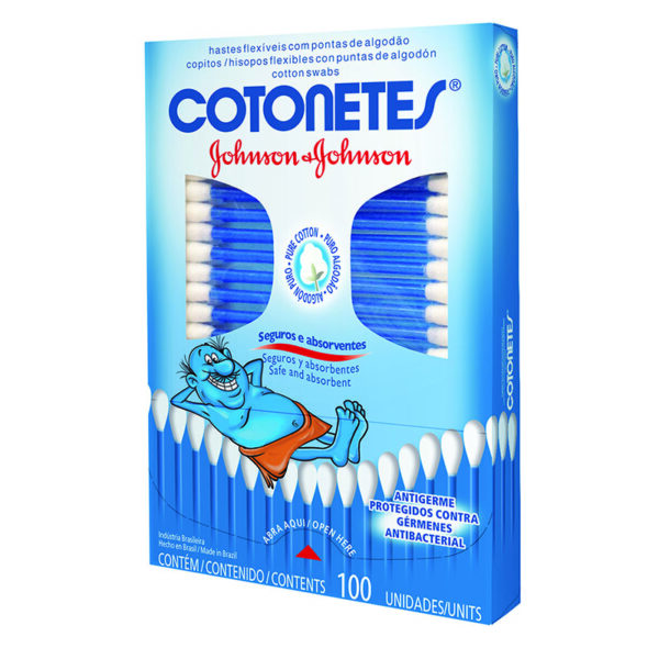 Copitos Cotonetes Jj 100 Unidades