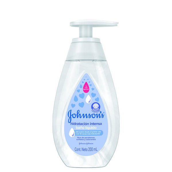 Baño Líquido Jj Baby Hidratación Intensa 200 Ml - Imagen 2