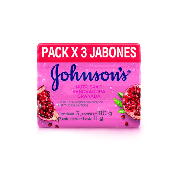 3 Jabones Johnsons Granada 110 Gr Pack