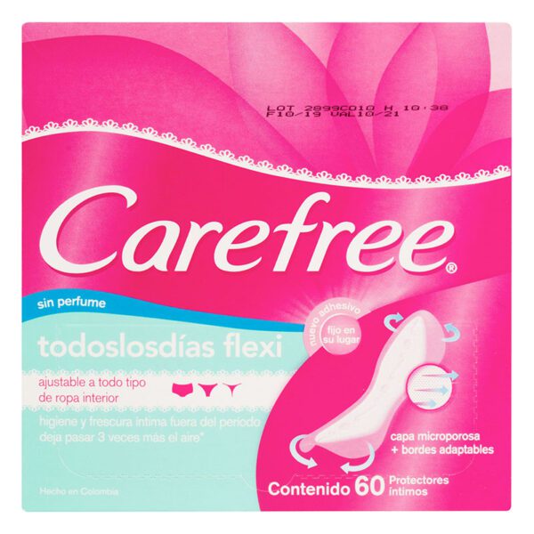 Protector Carefree Multiflexi Brisa 60 Unidades