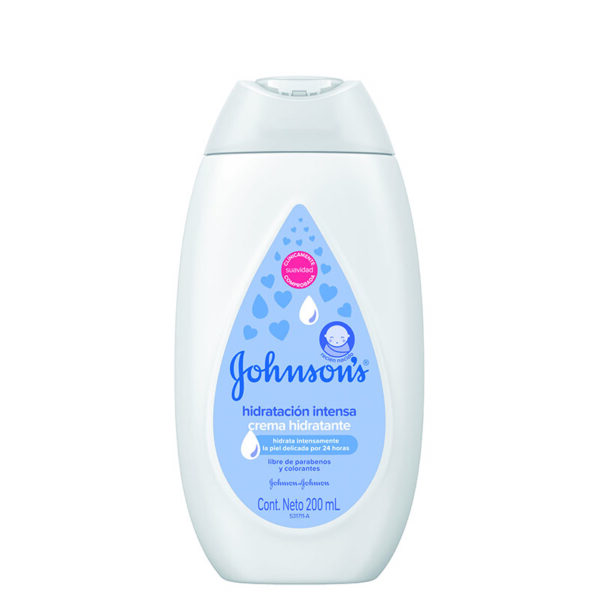 Crema Jj Baby Hidratación Intensa 200 Ml