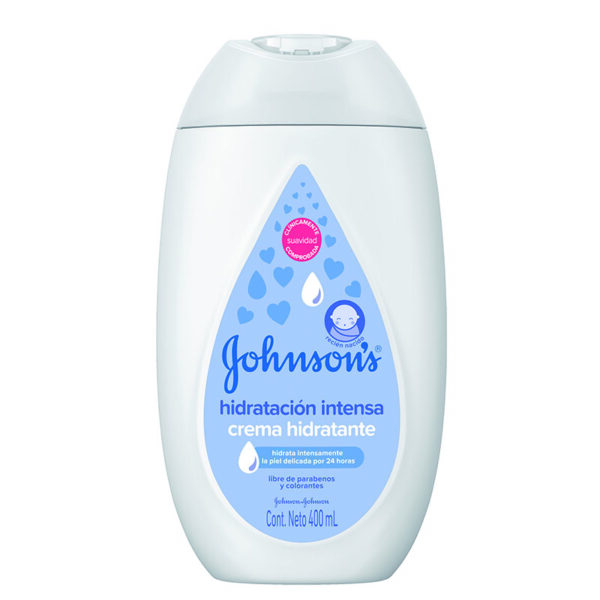 Crema Jj Baby Hidratación Intensa 400 Ml