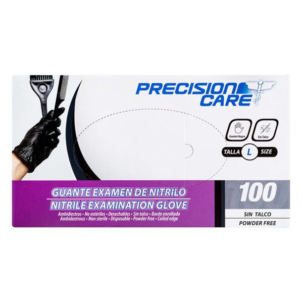 Guante Nitri.Precision Negro L 100 Uds - Imagen 2