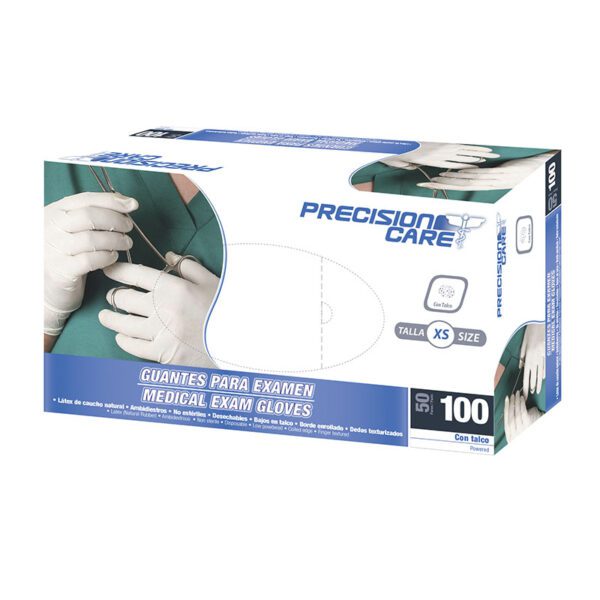 Guante Desech.Precision Latex 100 Uds Xs