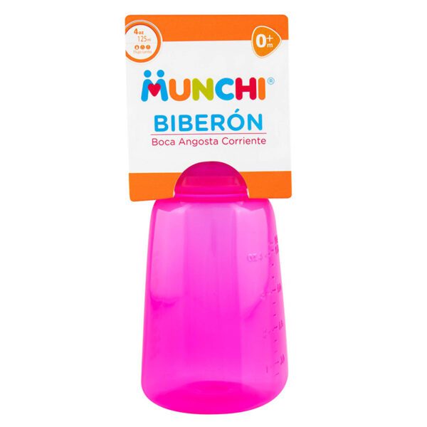 Biberón Munchi Boca Angosta Clásico 4 Oz