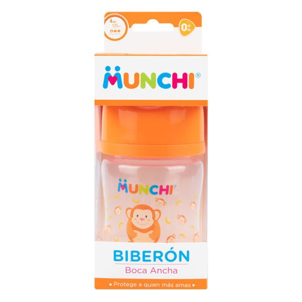 Biberón Munchi Boca Ancha 4 Oz