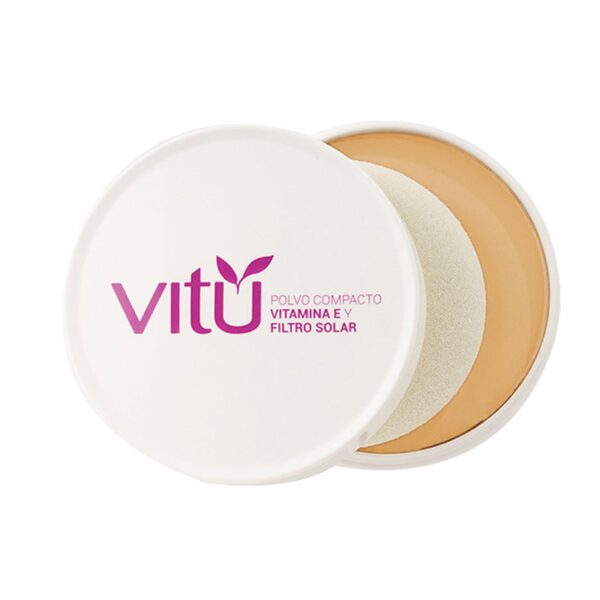 Polvo Compacto Vitu Vitamina E No.2 Avellana - Imagen 2