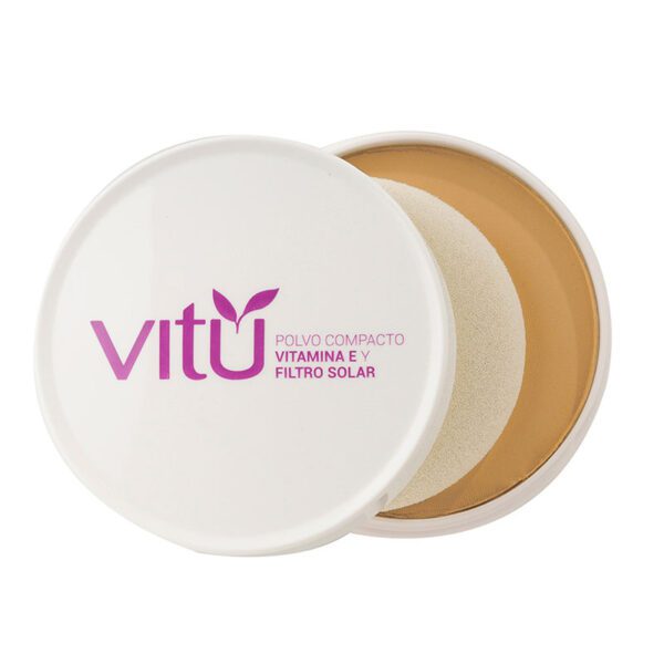 Polvo Compacto Vitu Vitamina E No.3 Nuez - Imagen 2