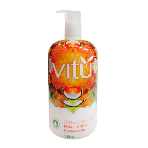 Crema Vitu Natural Touch Piña Y Coco 1 Lt - Imagen 2