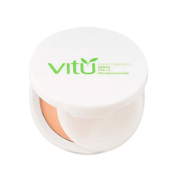 Polvo Compacto Arroz Vitu Castaño Súper Precio - Imagen 2