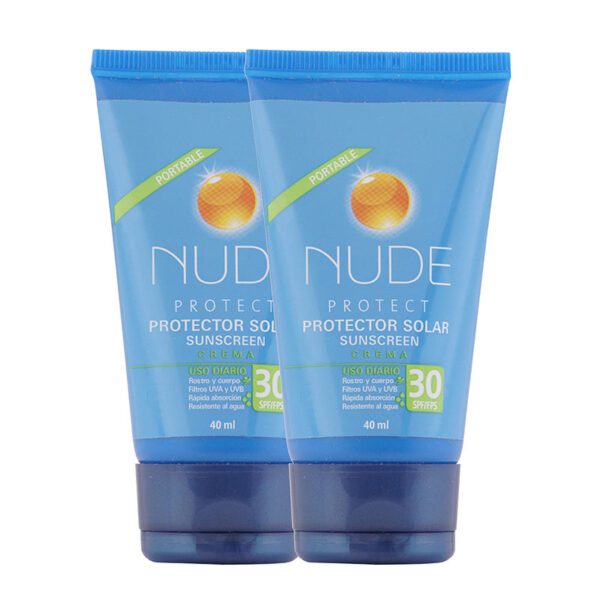 2 Protector Nude Spf 30 Portable 40Ml Precio Especial