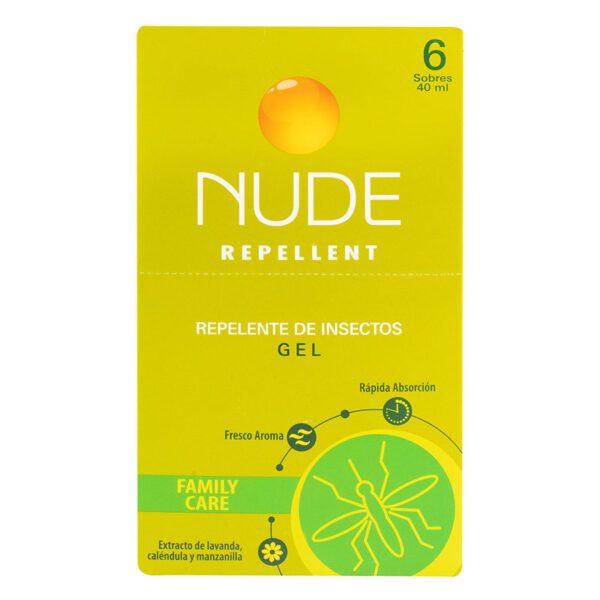 Repellent Nude Family Care 6 Sobres 40Ml - Imagen 2