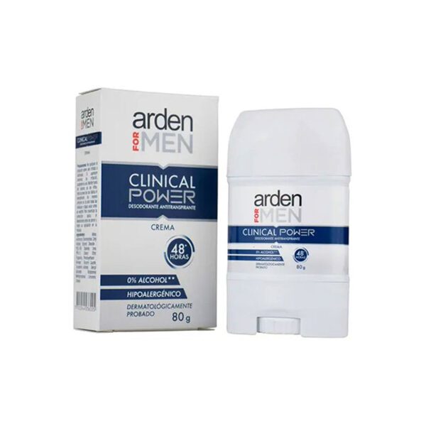 Desodorante Arden For Men Clinical Crema 80 Gr - Imagen 2