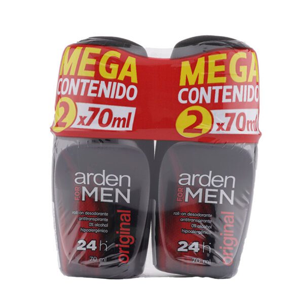 2 Desodorantes Arden For Men Big Ball Rollon 70 Ml Mc - Imagen 2