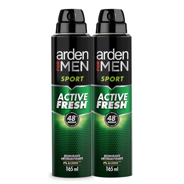 2 Desodorantes Afm Sport Spray 165 Ml