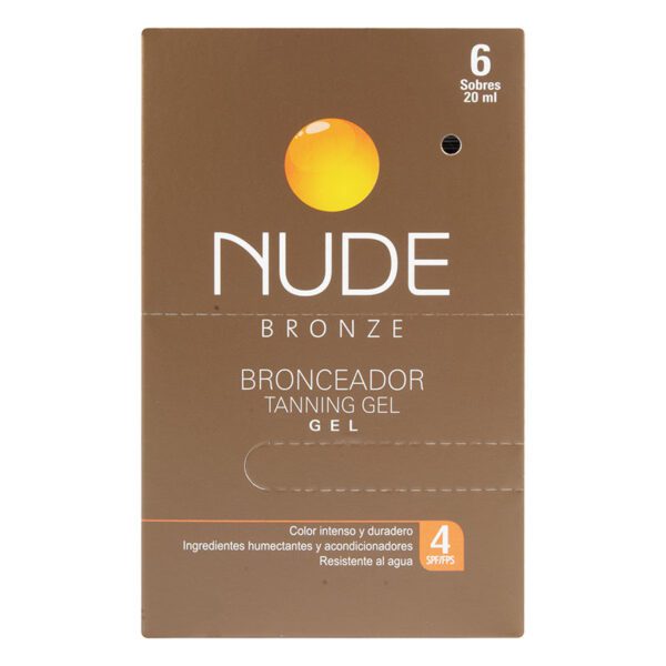 Bronceador Nude Bronze Tanga Gel 20 Ml 6 Sobres - Imagen 2