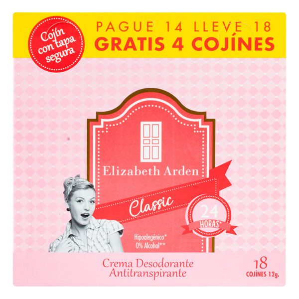 Desodorante Ea 14 Sbs Classic Con Tapa 12 Gr Gratis 4 Sobres