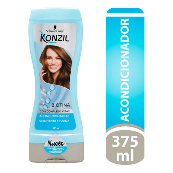 Acondicionador Konzil Biotina Complejo Vita12 375Ml - Imagen 2