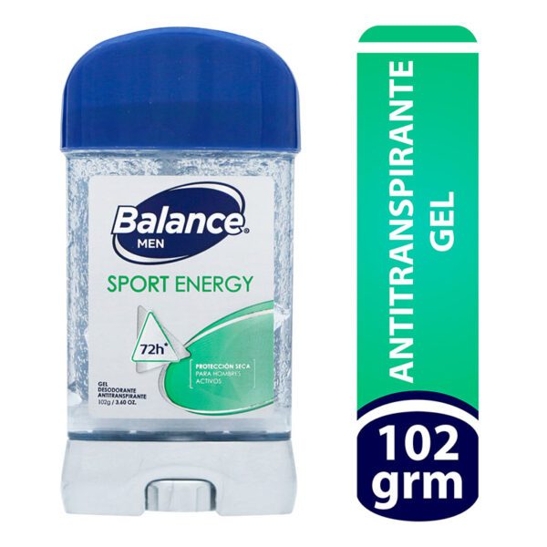 Desodorante Balance Gel Sport Energy 102 Gr - Imagen 2