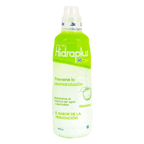 Hidraplus 45 Zinc Manzana 400 Ml Suero O - Imagen 2