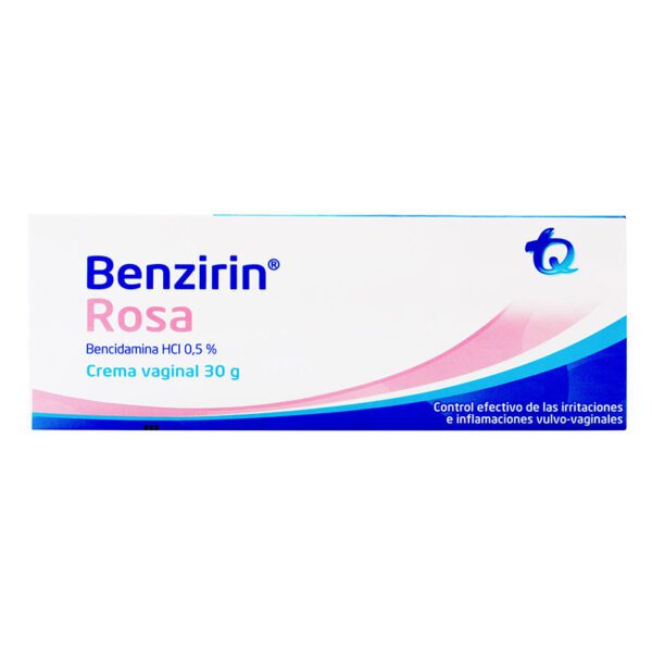 Benzirin Rosa Crema Vaginal 30 Gr (3%+) - Imagen 2