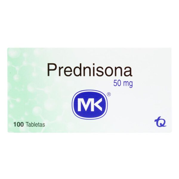 Prednisona 50 Mg 100 Tabletas Mk (A) - Imagen 2