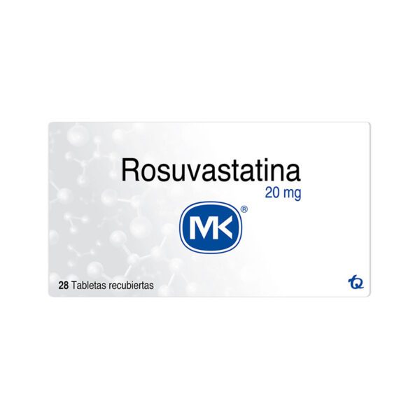 Rosuvastatina 20 Mg 28 Tabletas Mk(A)(3%+)(Pae) - Imagen 2