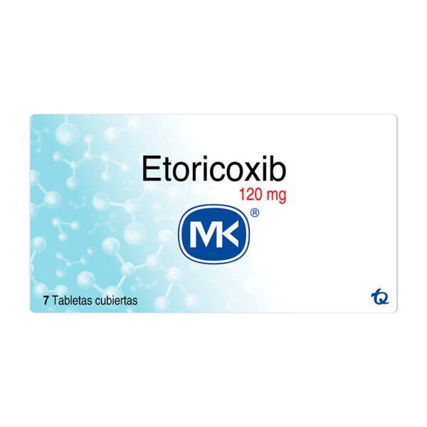 Etoricoxib 120 Mg 7 Tabletas Mk