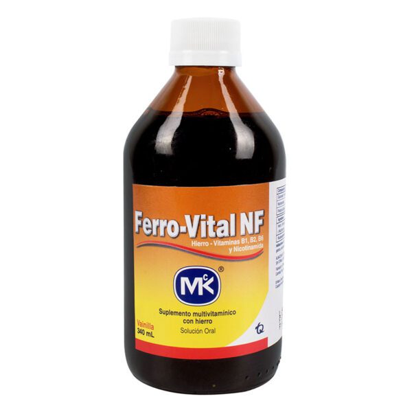 Ferrovital Vainilla Jarabe 340 Ml - Imagen 2