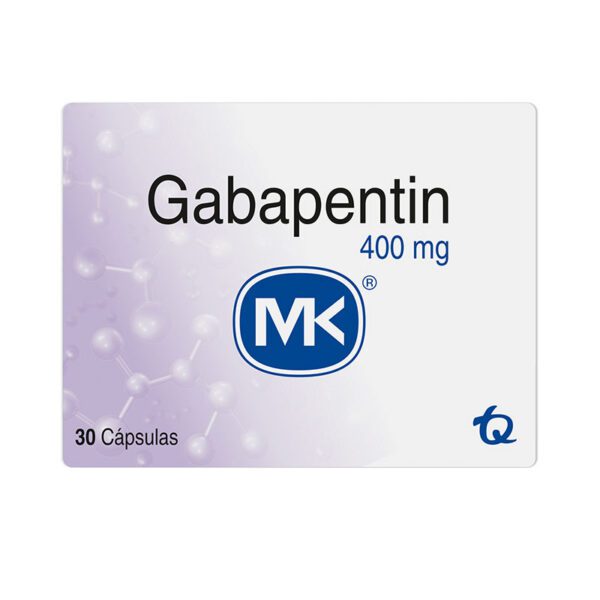 Gabapentin 400 Mg 30 Cápsulas Mk (A)(M)15840