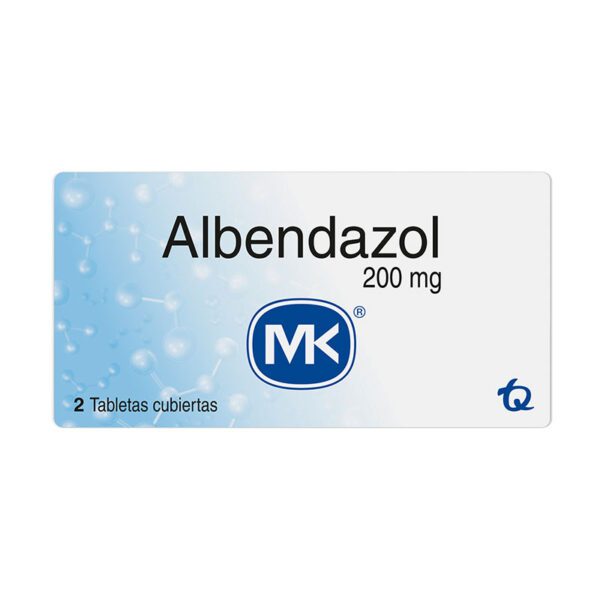 Albendazol 200 Mg 2 Tabletas Mk - Imagen 2