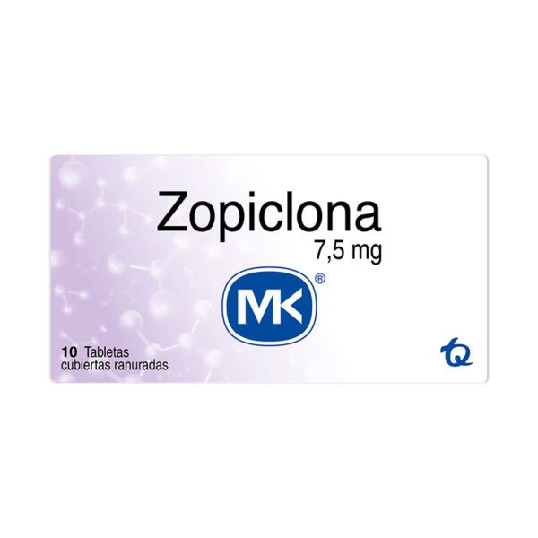 Zopiclona 7.5 Mg 10 Tabletas Mk