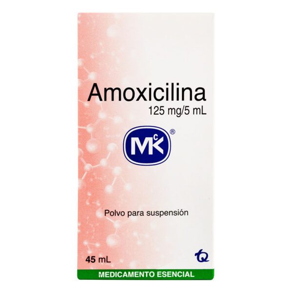 Amoxicilina 125 Mg Suspensión 45 Ml Mk - Imagen 2