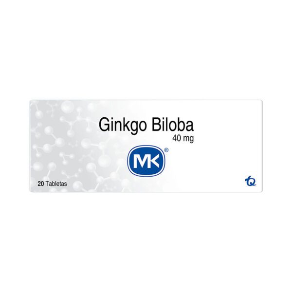 Ginkgo Biloba 40 Mg 20 Tabletas Mk