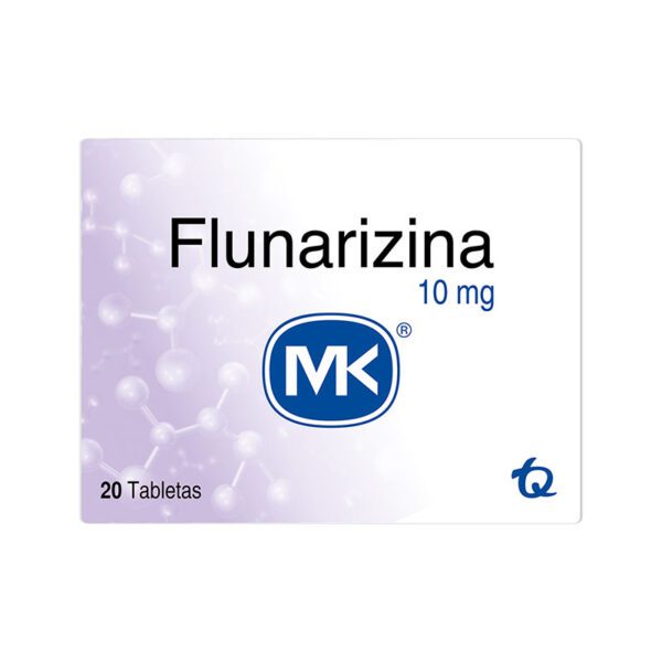 Flunarizina 10 Mg 20 Tabletas Mk - Imagen 2