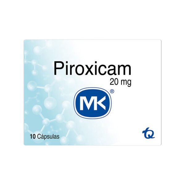 Piroxicam 20 Mg 10 Cápsulas Mk