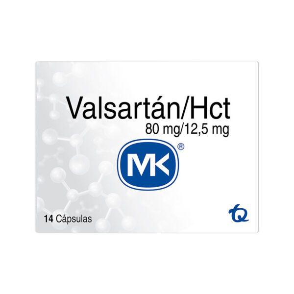 Valsartan+Hct 80 Mg 14 Cápsulas Mk